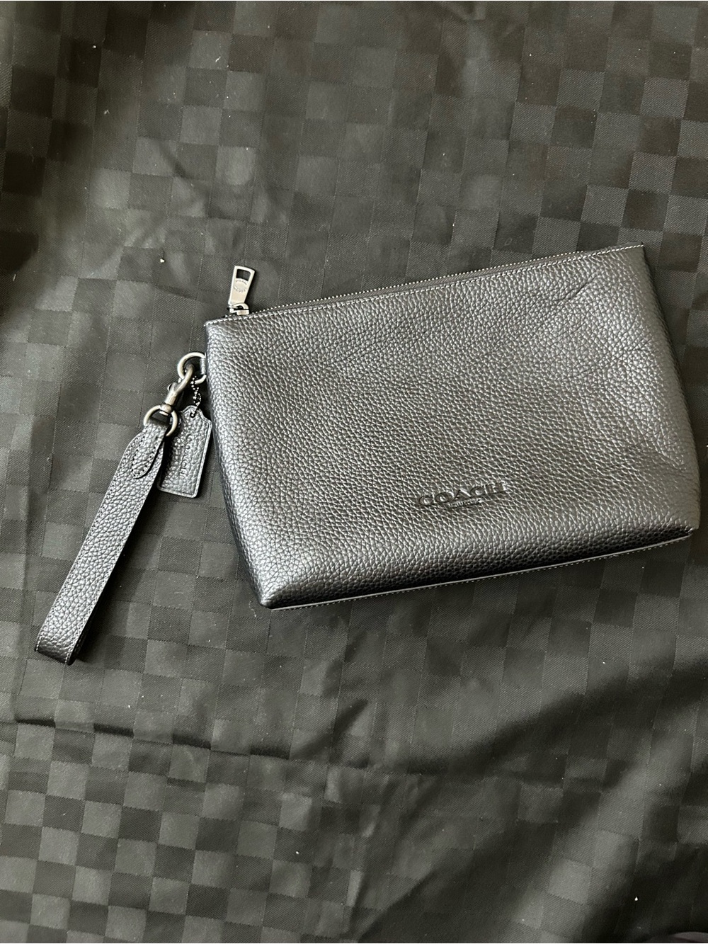 Coach wristlet (leather pouch)